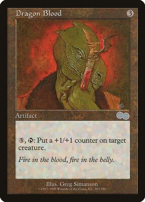 Dragon Blood card from Urza's Saga
