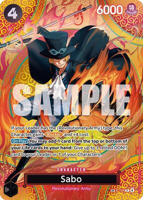 Sabo (P-105) (SP) card from Adventure on Kami's Island