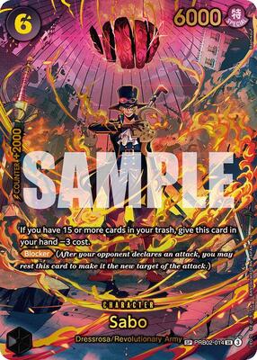Sabo (PRB02-014) (SP) card from Adventure on Kami's Island