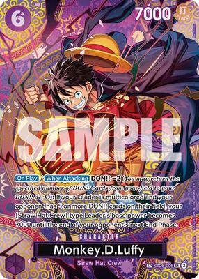 Monkey.D.Luffy (SP) card from Adventure on Kami's Island