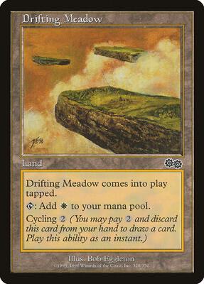 Drifting Meadow card from Urza's Saga