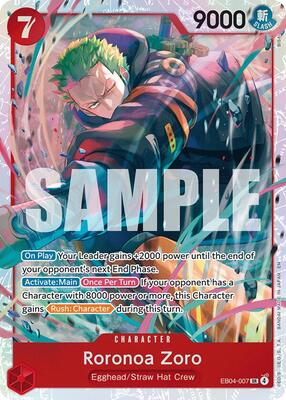 Roronoa Zoro (EB04-007) card from Adventure on Kami's Island