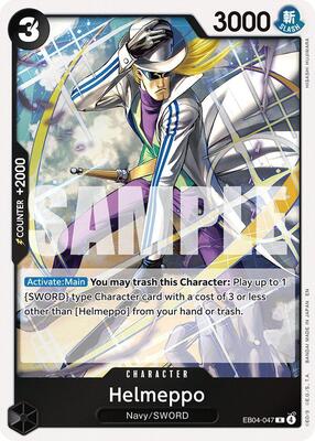 Helmeppo card from Adventure on Kami's Island