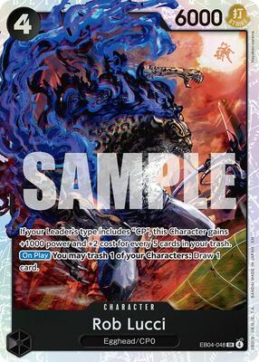 Rob Lucci card from Adventure on Kami's Island