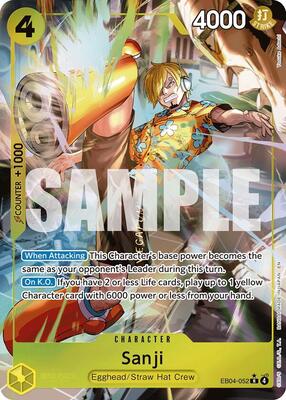 Sanji (EB04-052) (Alternate Art) card from Adventure on Kami's Island