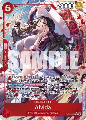 Alvida (Alternate Art) card from Adventure on Kami's Island