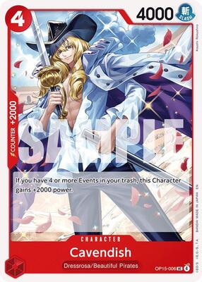 Cavendish card from Adventure on Kami's Island