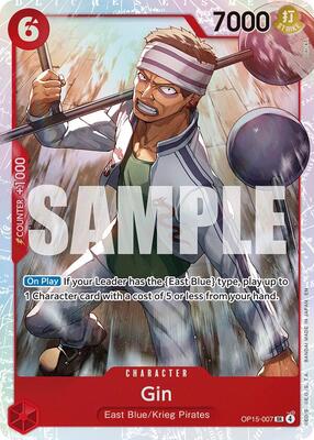 Gin card from Adventure on Kami's Island