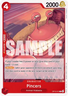 Pincers card from Adventure on Kami's Island