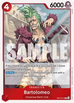 Bartolomeo card from Adventure on Kami's Island
