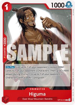 Higuma card from Adventure on Kami's Island
