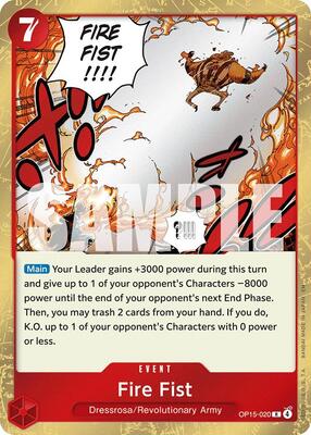 Fire Fist card from Adventure on Kami's Island