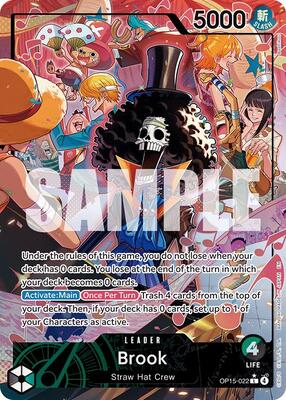 Brook (OP15-022) (Alternate Art) card from Adventure on Kami's Island