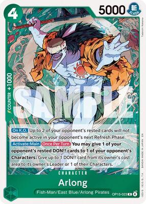Arlong card from Adventure on Kami's Island
