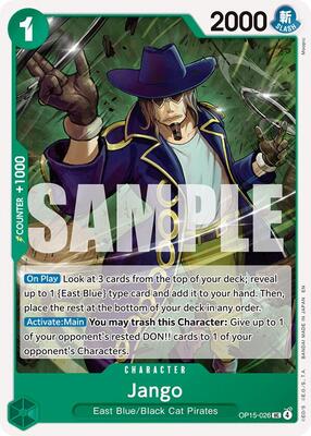 Jango card from Adventure on Kami's Island