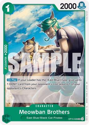 Meowban Brothers card from Adventure on Kami's Island
