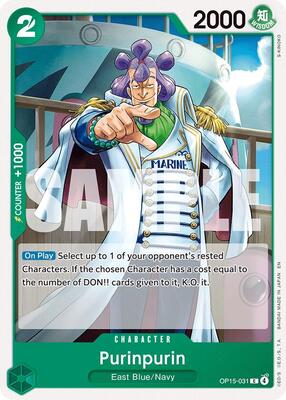 Purinpurin card from Adventure on Kami's Island