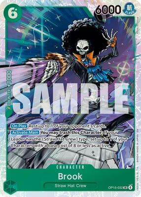 Brook (OP15-032) card from Adventure on Kami's Island
