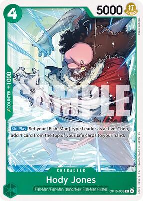 Hody Jones card from Adventure on Kami's Island