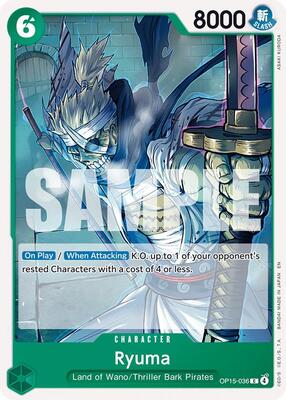 Ryuma card from Adventure on Kami's Island