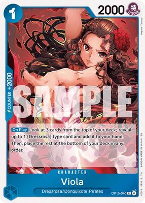Viola card from Adventure on Kami's Island