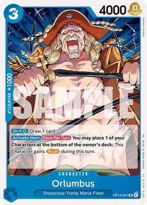 Orlumbus card from Adventure on Kami's Island