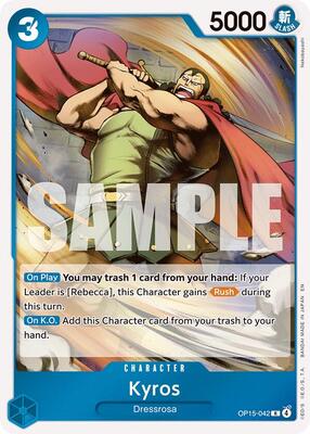 Kyros card from Adventure on Kami's Island