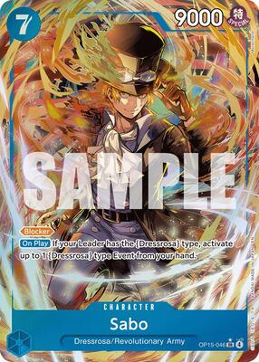 Sabo (Alternate Art) card from Adventure on Kami's Island