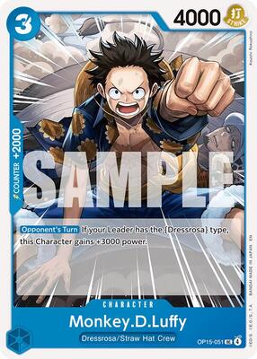 Monkey.D.Luffy (OP15-051) card from Adventure on Kami's Island