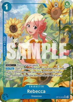 Rebecca (OP15-053) (Alternate Art) card from Adventure on Kami's Island