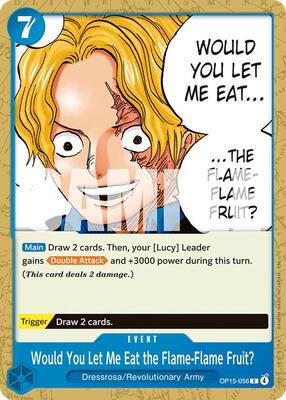 Would You Let Me Eat the Flame-Flame Fruit? card from Adventure on Kami's Island