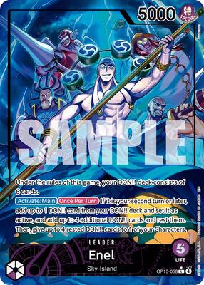 Enel (OP15-058) (Alternate Art) card from Adventure on Kami's Island