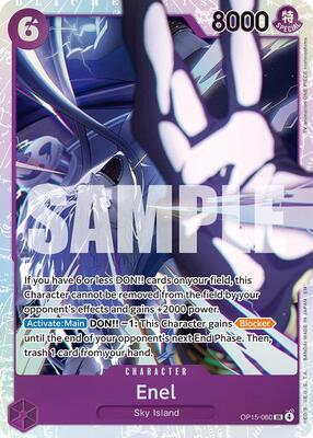 Enel (OP15-060) card from Adventure on Kami's Island