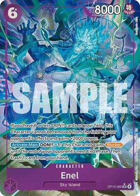 Enel (OP15-060) (Alternate Art) card from Adventure on Kami's Island