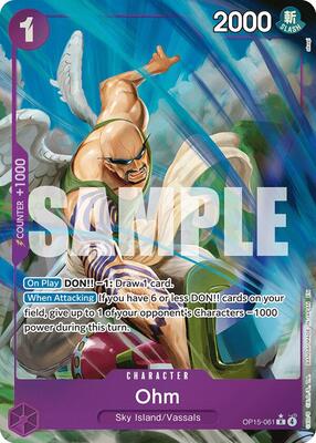 Ohm (Alternate Art) card from Adventure on Kami's Island