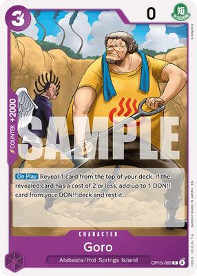 Goro card from Adventure on Kami's Island