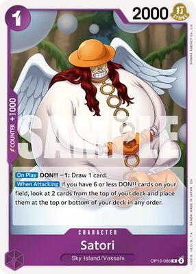 Satori card from Adventure on Kami's Island