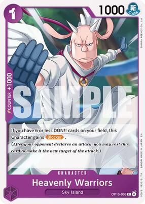 Heavenly Warriors card from Adventure on Kami's Island