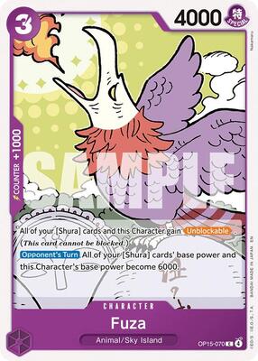 Fuza card from Adventure on Kami's Island