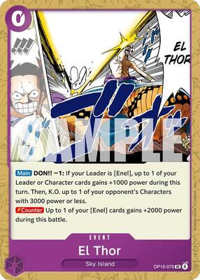 El Thor card from Adventure on Kami's Island