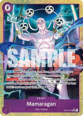 Mamaragan (Alternate Art) card from Adventure on Kami's Island