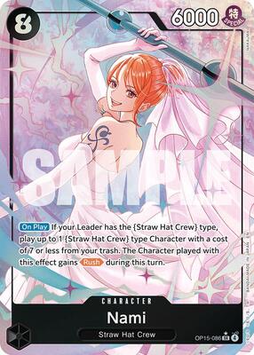 Nami (OP15-086) (Alternate Art) card from Adventure on Kami's Island