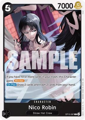 Nico Robin (OP15-087) card from Adventure on Kami's Island