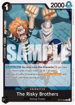 The Risky Brothers card from Adventure on Kami's Island