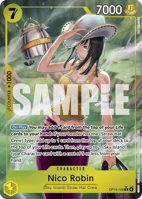 Nico Robin (OP15-109) (Alternate Art) card from Adventure on Kami's Island