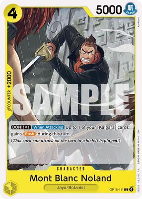 Mont Blanc Noland card from Adventure on Kami's Island