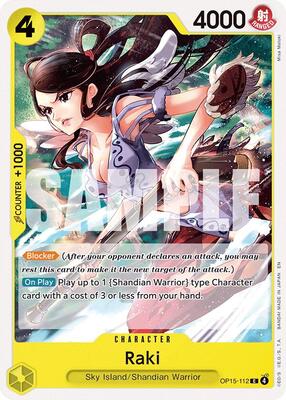 Raki card from Adventure on Kami's Island