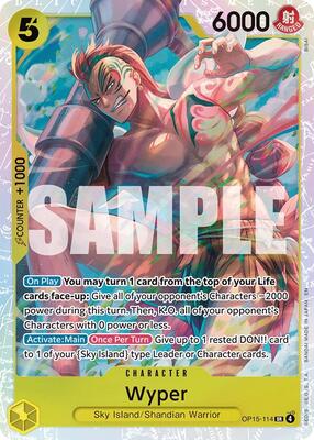 Wyper card from Adventure on Kami's Island
