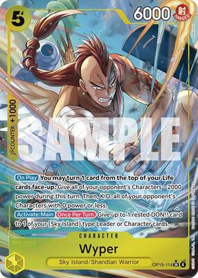 Wyper (Alternate Art) card from Adventure on Kami's Island