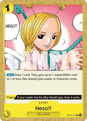 Heso!! card from Adventure on Kami's Island
